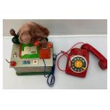 Misc. Vintage Toys And More Including Mickey Mouse, Battery Operated VIP The Busy Boss And More