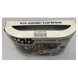 STAR WARS Clone Wars Commemorative DVD Collection Exclusive 3 Pack ARC Trooper, Obi-Won-Kenobi & Anakin Skywalker (New Old Stock)