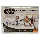 STAR WARS Clone Wars Commemorative DVD Collection Exclusive 3 Pack Durge, General Grievous & Asojj Ventress (New Old Stock)