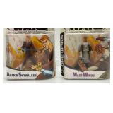 2002 STAR WARS Clone Wars Anakin Skywalker And Mace Windu Action Figures (New Old Stock)