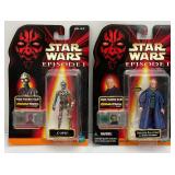 1998 STAR WARS "Episode 1" With Comm Tech Chip Action Figures (New Old Stock)
