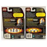 1998 STAR WARS "Episode 1" With Comm Tech Chip Action Figures (New Old Stock)