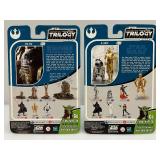2004 STARS WARS The Original TRILOGY Collection "The Empire Strikes Back & A new Hope" Action Figures (New Old Stock)