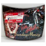 Dale Earnhardt Winston 500 Sunday Money Miniature Metal Stock Car Hood 29" x 25 1/2"