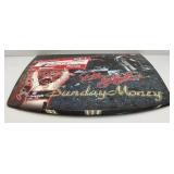 Dale Earnhardt Winston 500 Sunday Money Miniature Metal Stock Car Hood 29" x 25 1/2"