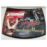 Dale Earnhardt Winston 500 Sunday Money Miniature Metal Stock Car Hood 29" x 25 1/2"