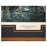 Signed Framed and Numbered Print - A Watershed Story by Ken Zylla - 779/2800