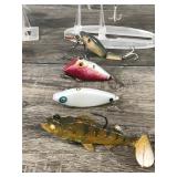 Lot of 10 Collectible Fishing Lures - see description for more info