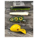 Lot of 10 Collectible Unique Fishing Lures - see description for more info
