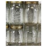 Lot of 17 Vintage Canning Jars - Ball & Kerr