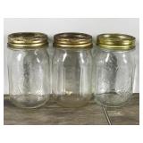 Lot of 17 Vintage Canning Jars - Ball & Kerr
