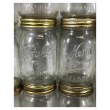 Lot of 17 Vintage Canning Jars - Ball & Kerr