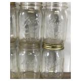 Lot of 17 Vintage Canning Jars - Ball & Kerr