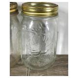 Lot of 17 Vintage Canning Jars - Ball & Kerr