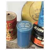 Large Lot of Collectible Vintage Tins - see description for more info