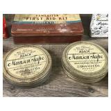 Large Lot of Collectible Vintage Tins - see description for more info