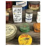Large Lot of Collectible Vintage Tins - see description for more info