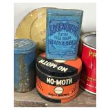 Large Lot of Collectible Vintage Tins - see description for more info