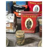 Large Lot of Collectible Vintage Tins - see description for more info