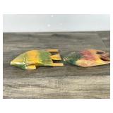 2 - Hand Carved Fish