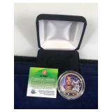 MN Vikings ADRIAN PETERSON Kennedy Half Dollar Gold Plated US Coin - Uncirculated - COA