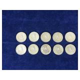 10 - Washington Silver Quarters - see description for more info
