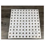 Lot of 100 Wheat Pennies in Plastic Sleeves - Years are listed in description