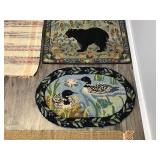 Lot of 7 Rugs - 5 Entry Way Rugs and 2 Hallway Rugs - smoke free