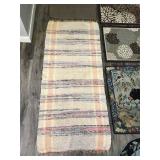 Lot of 7 Rugs - 5 Entry Way Rugs and 2 Hallway Rugs - smoke free