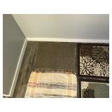 Lot of 7 Rugs - 5 Entry Way Rugs and 2 Hallway Rugs - smoke free