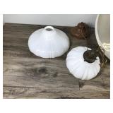 Lot of Vintage Hanging Lamps & More