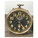2 - Vintage Wind Up Alarm Clocks - Westclox Big Ben & New Haven Artlarm