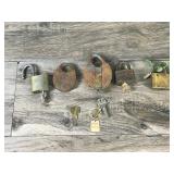 Lot of Vintage Locks & Keys - Yale - Master Lock - Reese and More