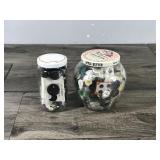 2 - Jars of Vintage Buttons