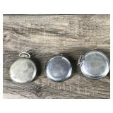 3 - Collectible Pocket Watches - see description for more info