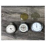 3 - Collectible Pocket Watches - see description for more info