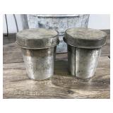 Lot of Vintage Galvanized Cans/Buckets & More