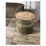 Lot of Vintage Galvanized Cans/Buckets & More