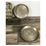 Lot of Vintage Pie Pans, Muffin Pans and Bread Pans