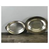 Vintage Spoons, Knives, Forks, Platter, Creamer and Tea Ball - Possible Silver Content in Dishware - see description for more info