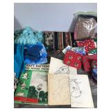 Sewing Items - Fabric - Patterns - Sewing Box  - Tools - Thread and More