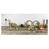 Lot of Collectible Brass Items and More