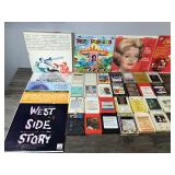 Lot of Collectible Music Vinyl Records & 8 Track Tapes - Mary Poppins - Lawrence Welk - Johnny Cash - Jerry Butler and More