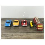 Lot of 5 Die Cast Tonka Collectible Cars / Trucks & Equipment