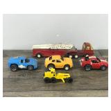Lot of 5 Die Cast Tonka Collectible Cars / Trucks & Equipment