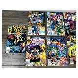 Lot of 16 Collectible Comic Books - X-Men / Quasar / Fantastic 4 / The Spectacular Spider-Man / Spider-Man Team Up / Spider-Man /  Wolverine
