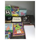 Lot of Kids Items - Puzzles - Kids Books - Coloring Books - Drawing Paper - Markers - Crayons and More