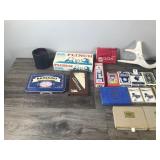Cribbage Boards - Cards - Dice Box - 77 Ways to Play Tenzi - Dominoes - Parker Brothers Flinch - Rook - Hearts