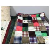 2 - Quilts - Crochet Blanket & Pillow - Smoke Free