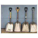 4 - Aluminum Snow Shovels